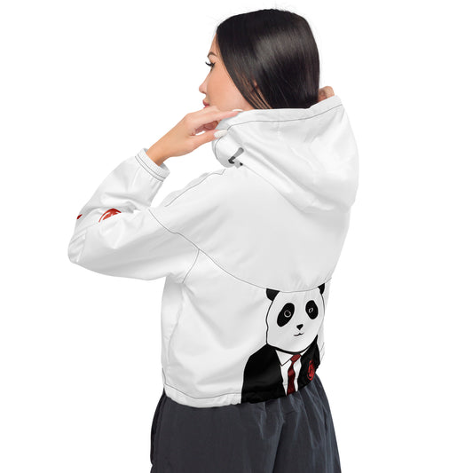 Happy panda Women’s cropped windbreaker