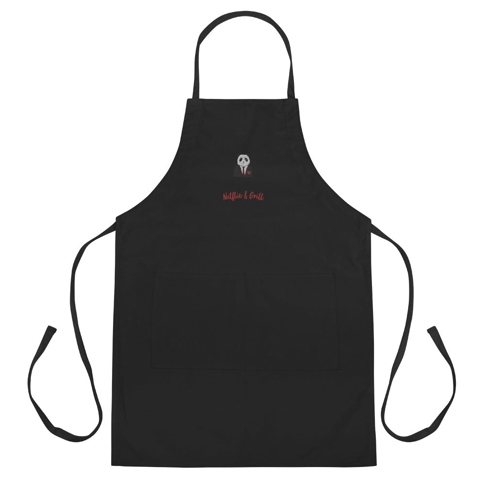 Happy Panda "Netfix & Grill" Apron