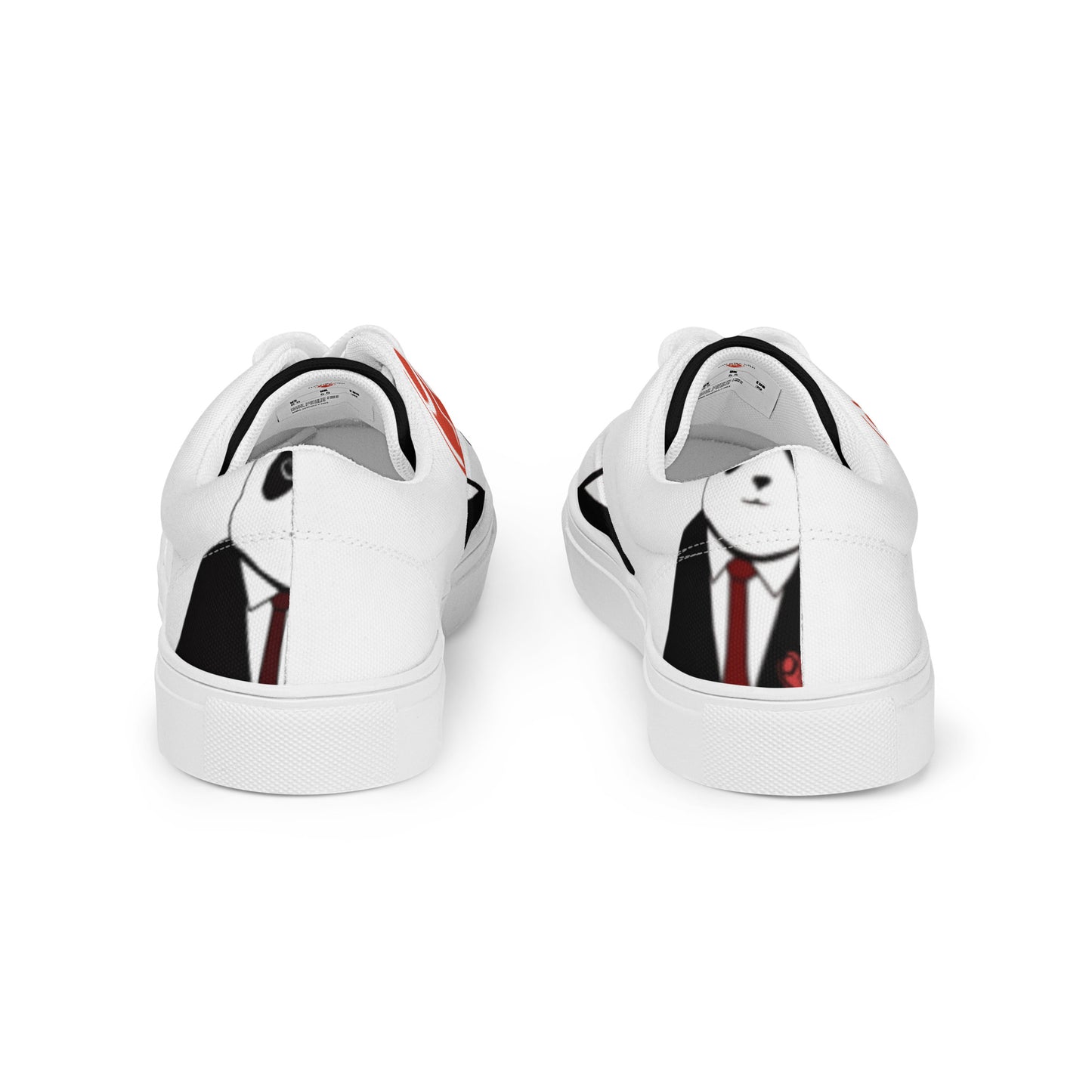 Happy Panda Men’s lace-up canvas shoes