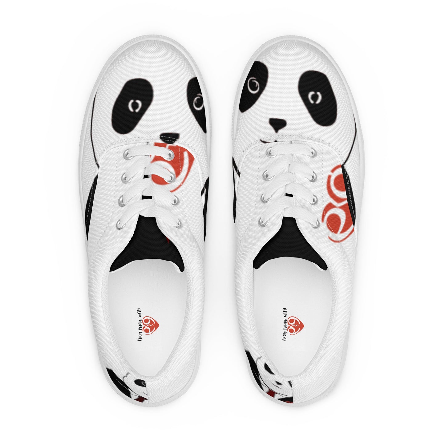 Happy Panda Men’s lace-up canvas shoes