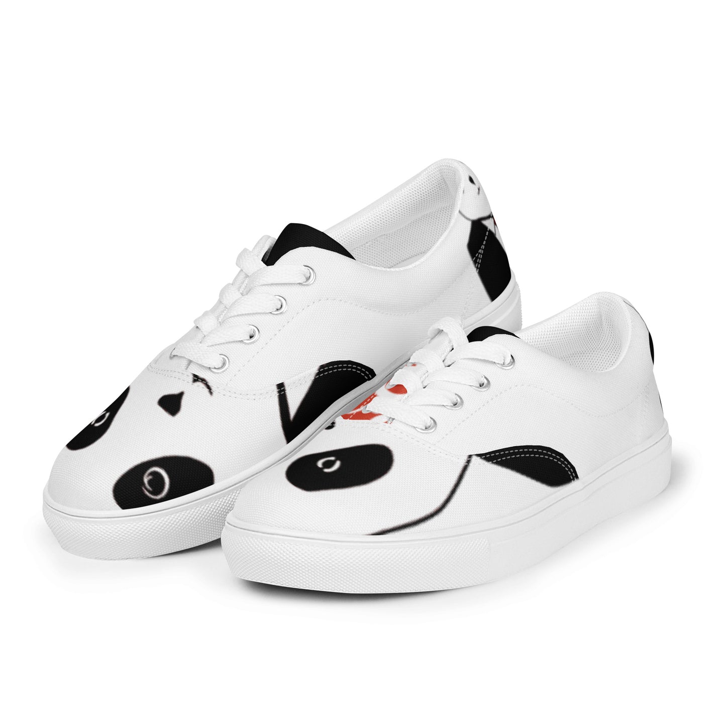 Happy Panda Men’s lace-up canvas shoes