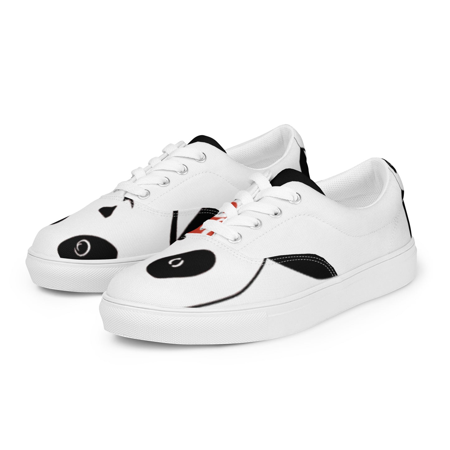 Happy Panda Men’s lace-up canvas shoes