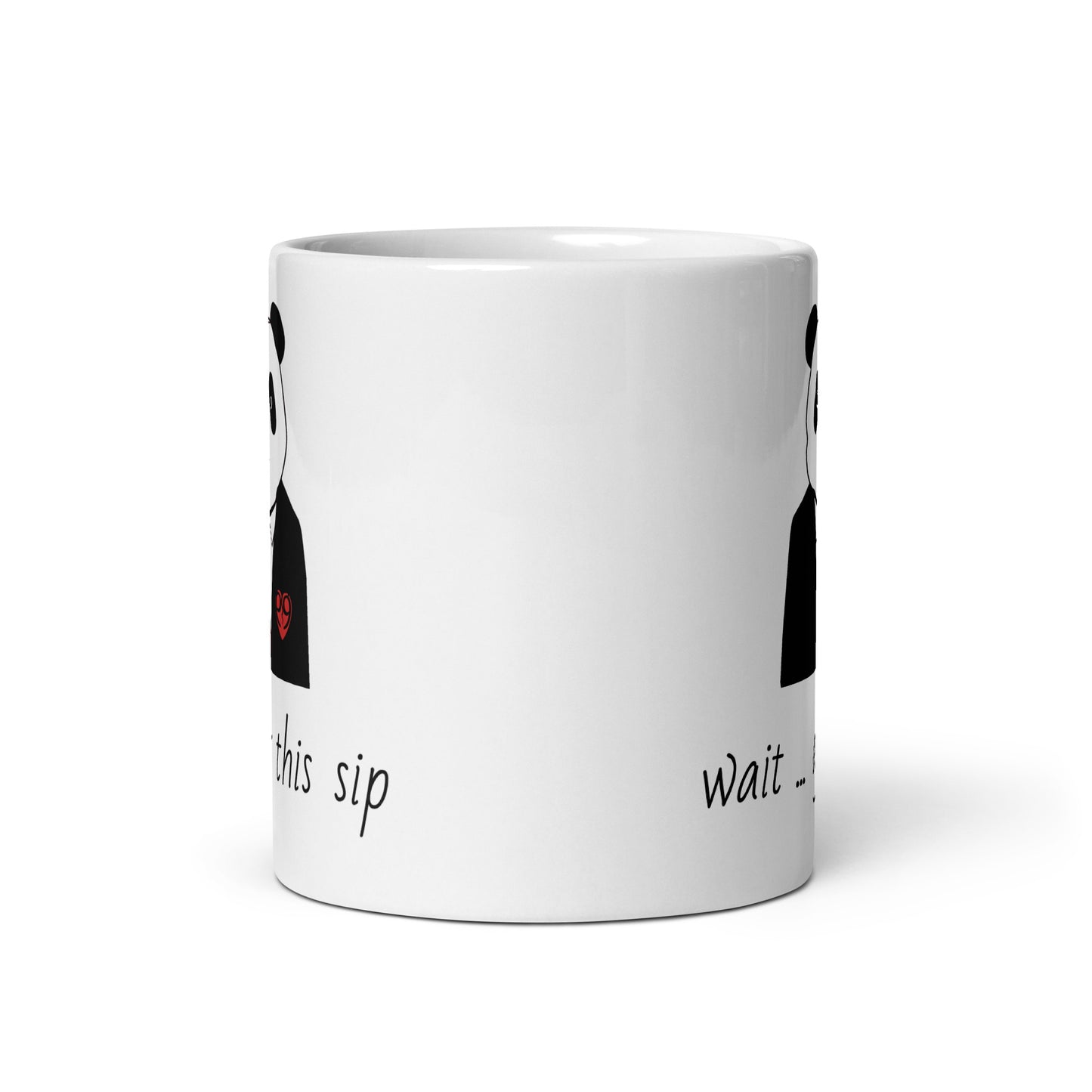 Happy Panda "wait..."Mug