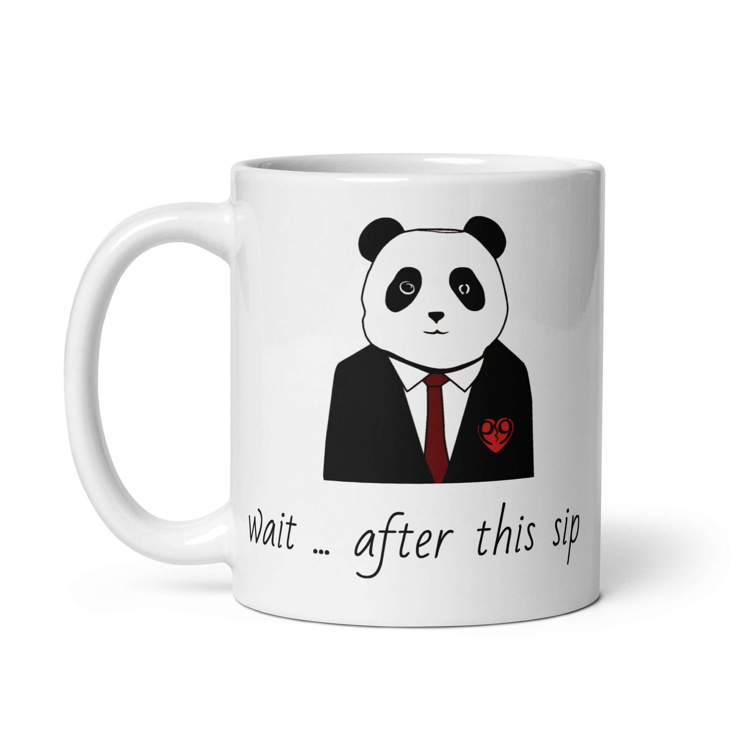 Happy Panda "wait..."Mug