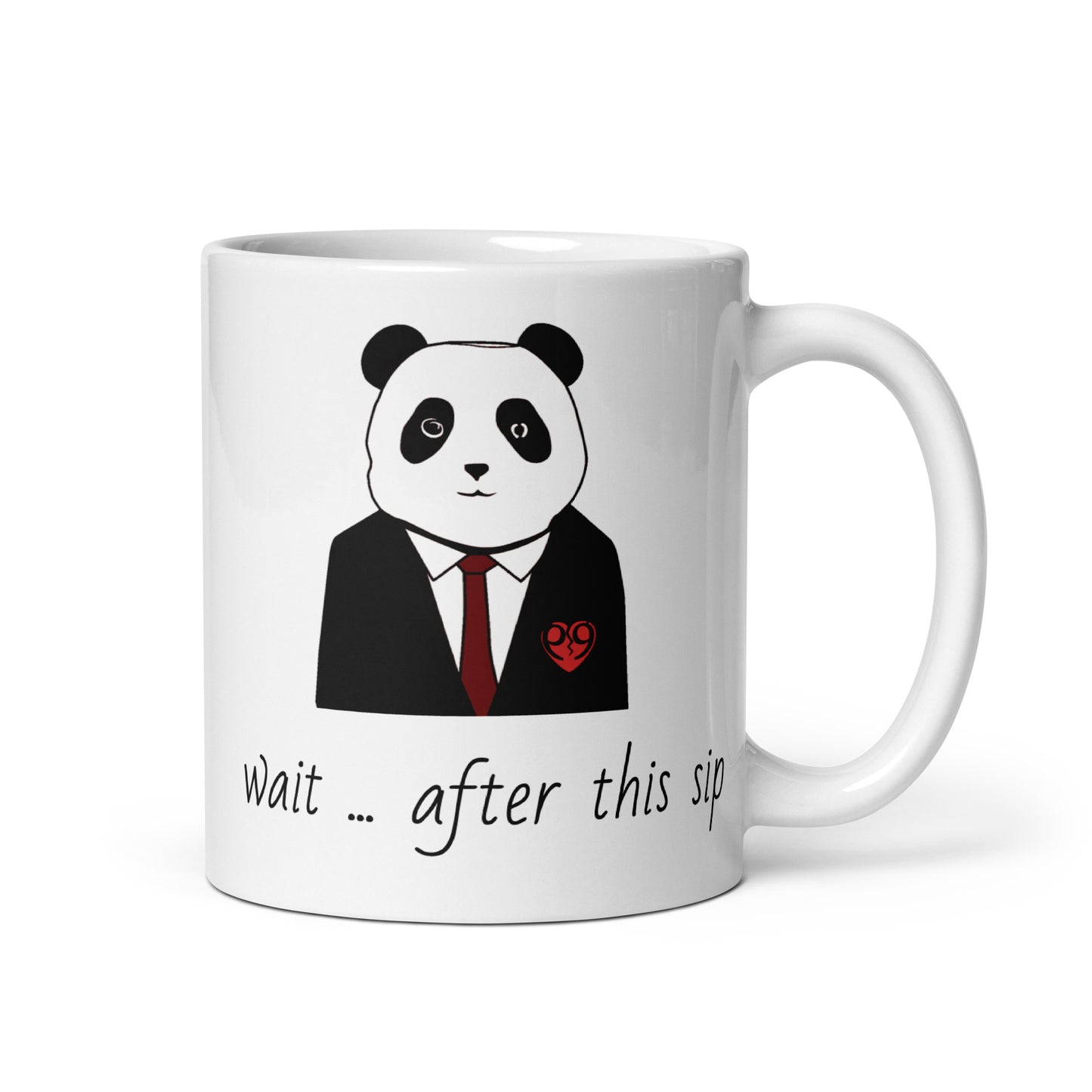 Happy Panda "wait..."Mug